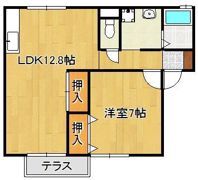 セジュールさなえの間取り画像