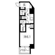 レジュールアッシュOSAKAデイフィールの間取り画像