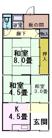 辻本平家の間取り画像