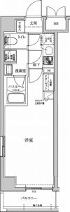 アルテカーサアリビエ東京イーストの間取り画像