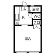コーポ根岸B棟の間取り画像