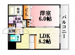 コンフォート原田の間取り画像