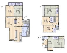 東川原戸建の間取り画像
