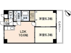 サニーヒルズ大福の間取り画像
