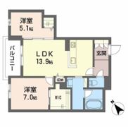 vivace日明の間取り画像