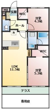ARTH平松の間取り画像