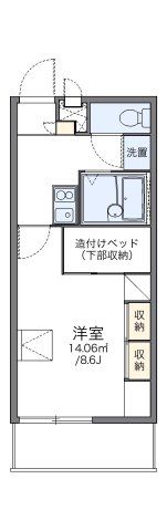 レオパレスIMABARI中央の間取り画像