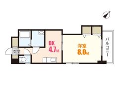 クレセールフルタの間取り画像