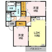 リビング瀬原田の間取り画像