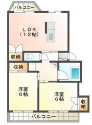 ガーデンヒルズ助任Ⅰの間取り画像