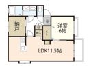 高崎ハイツ B棟の間取り画像