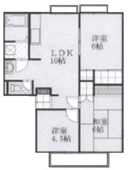 ひかりハイツ Aの間取り画像