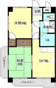 NK塩釜口の間取り画像