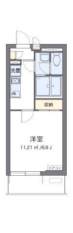 クレイノビッグアロー川崎の間取り画像