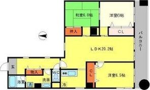 ドミール千里の間取り画像