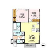 (仮称)長泉87051 分譲長屋住宅新築工事の間取り画像