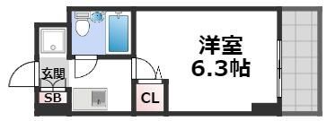 フォーリアライズ難波南ファーロの間取り画像