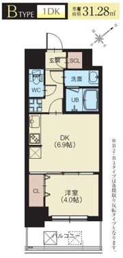 スプランディッド新横浜の間取り画像