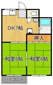 コーポいずみの間取り画像