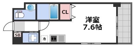 ドゥーエなんば南の間取り画像