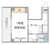 クィーンライフ東今里の間取り画像