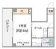 クィーンライフ東今里の間取り画像