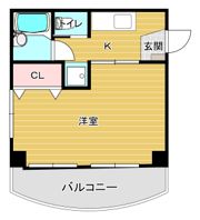 大川ハイツの間取り画像