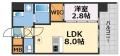 セレニテ難波ミラク弐番館の間取り画像