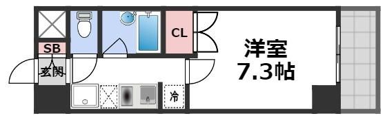 フォレスト今里の間取り画像