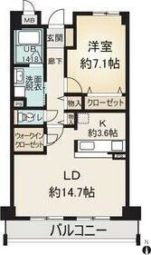 OSM植田・壱番館の間取り画像