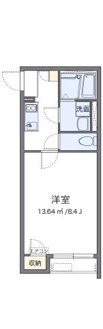 クレイノ湘南美住町の間取り画像