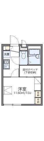 レオパレスピエールBの間取り画像