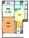 出雲ハイツの間取り画像