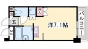西灘駅前ハイツの間取り画像