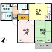 エスパシオ那賀川Bの間取り画像