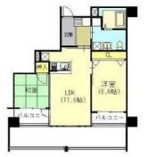ロハス江坂の間取り画像