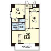 mon reve京町の間取り画像