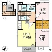 パセオプラシード成田 Bの間取り画像