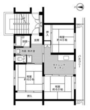 ビレッジハウス所沢2号棟の間取り画像