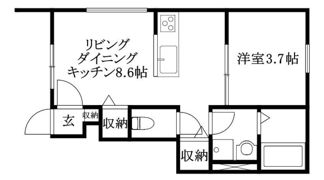 Onestep松ノ木の間取り画像
