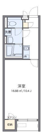 クレイノオーロラHomeの間取り画像