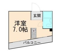 ハイツローレルの間取り画像