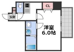 エスリード阿波座プライムコートの間取り画像