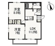 ティエラBの間取り画像