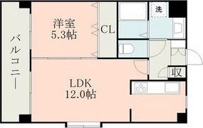 メグリオ水前寺の間取り画像