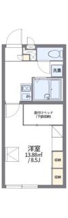 レオパレス比叡尾の間取り画像