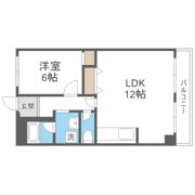 プリンストン布施の間取り画像