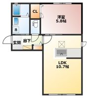 シャーメゾンSの間取り画像