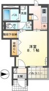 グランブルー百石の間取り画像