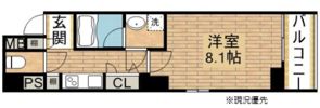 エイペックス梅田東の間取り画像